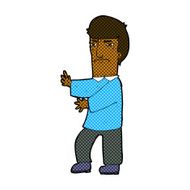 comic cartoon grumpy man N3
