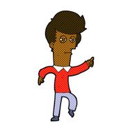 comic cartoon man accusing N3