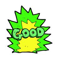 comic cartoon explosion good symbol
