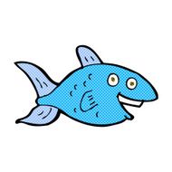 comic cartoon fish N17