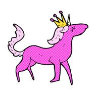 comic cartoon unicorn N5