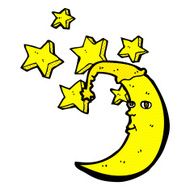 sleepy moon comic cartoon N3