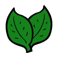 comic cartoon leaf N4