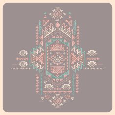 Tribal vintage ethnic background N4