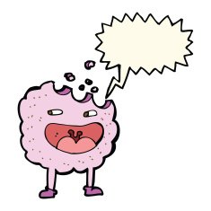 cookie cartoon character with speech bubble N8