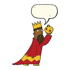 one of the three wise men with speech bubble N31