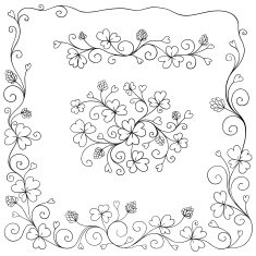 Set of doodle design elements