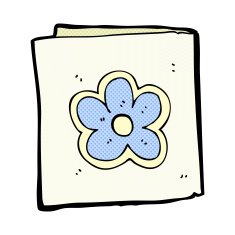 comic cartoon greeting card
