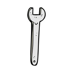 comic cartoon spanner