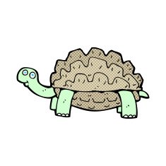 comic cartoon tortoise