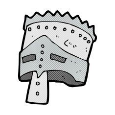 comic cartoon king's armor