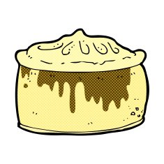 comic cartoon pie