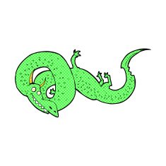 comic cartoon chinese dragon