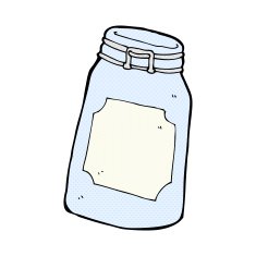 comic cartoon jar N2