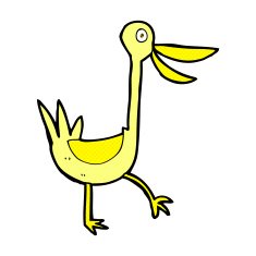 funny comic cartoon duck