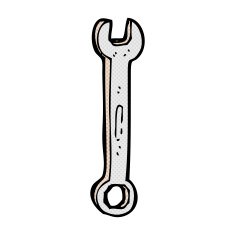 comic cartoon spanner N2