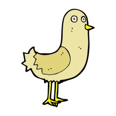 comic cartoon bird N5