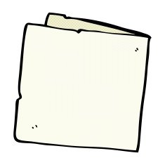 comic cartoon blank card