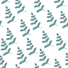 Seamless hand drawn floral background N2