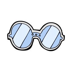 comic cartoon spectacles