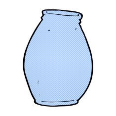comic cartoon vase N2
