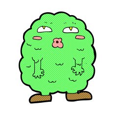 funny comic cartoon monster N2