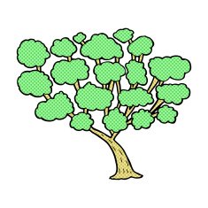 comic cartoon tree N2