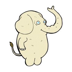 comic cartoon funny elephant