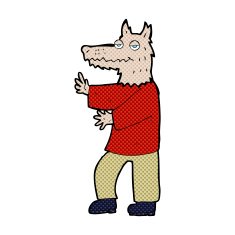 comic cartoon werewolf