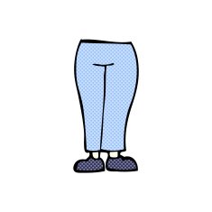 comic cartoon legs N4