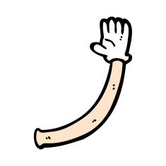 comic cartoon arm N2