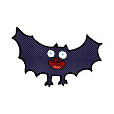 comic cartoon bat