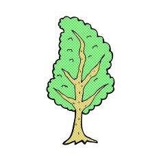 comic cartoon tree N3
