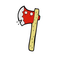 comic cartoon axe N2
