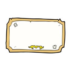 comic cartoon old frame