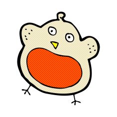funny comic cartoon christmas robin N2