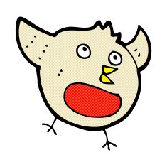 funny comic cartoon christmas robin N4
