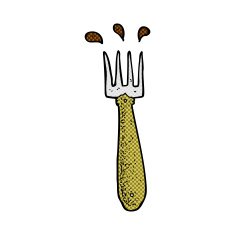 comic cartoon fork N2