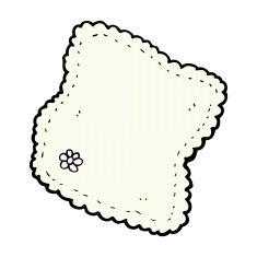 comic cartoon handkerchief