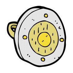 comic cartoon shield