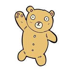comic cartoon cute teddy bear N10