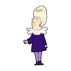 comic cartoon queen