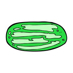 comic cartoon watermelon