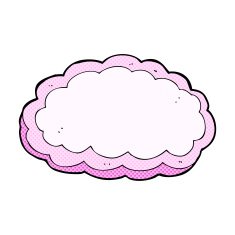 comic cartoon decorative cloud N3