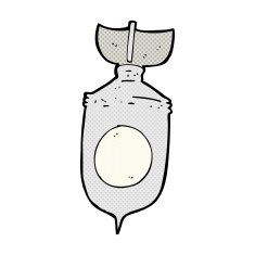 comic cartoon bomb N4