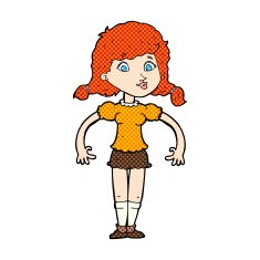 comic cartoon pretty girl N3
