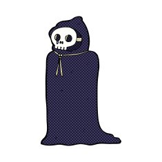 comic cartoon spooky halloween costume N2
