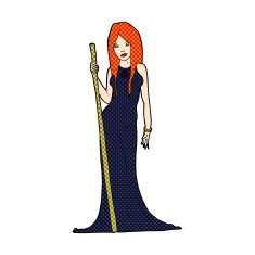 comic cartoon sorceress