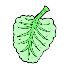 comic cartoon leaf symbol N4