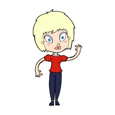 comic cartoon pretty girl N6